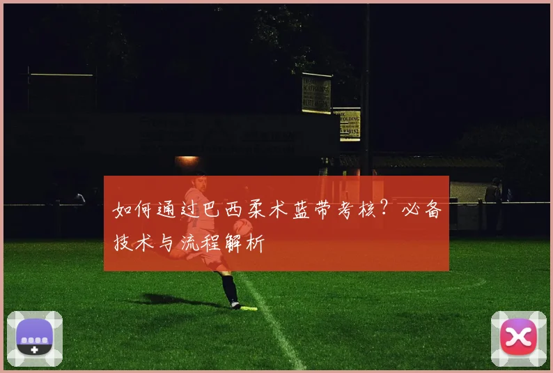 如何通过巴西柔术蓝带考核?必备技术与流程解析